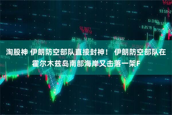 淘股神 伊朗防空部队直接封神！ 伊朗防空部队在霍尔木兹岛南部海岸又击落一架F