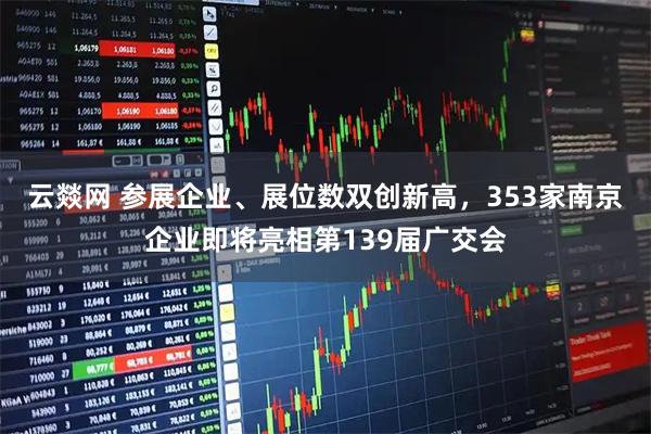 云燚网 参展企业、展位数双创新高，353家南京企业即将亮相第139届广交会