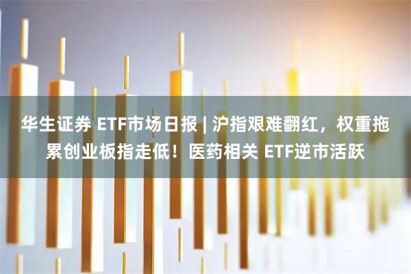 华生证券 ETF市场日报 | 沪指艰难翻红，权重拖累创业板指走低！医药相关 ETF逆市活跃