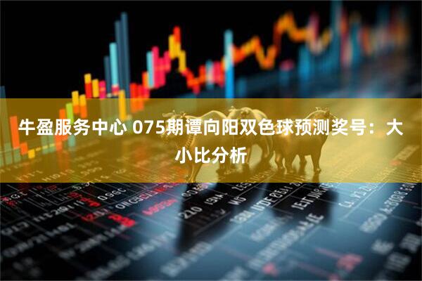 牛盈服务中心 075期谭向阳双色球预测奖号：大小比分析