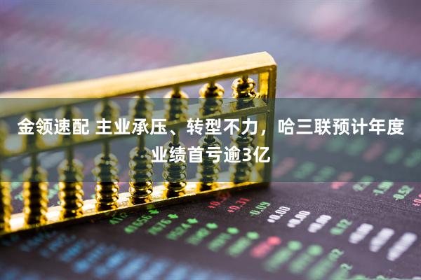 金领速配 主业承压、转型不力，哈三联预计年度业绩首亏逾3亿