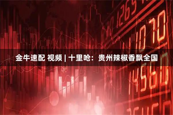 金牛速配 视频 | 十里呛：贵州辣椒香飘全国