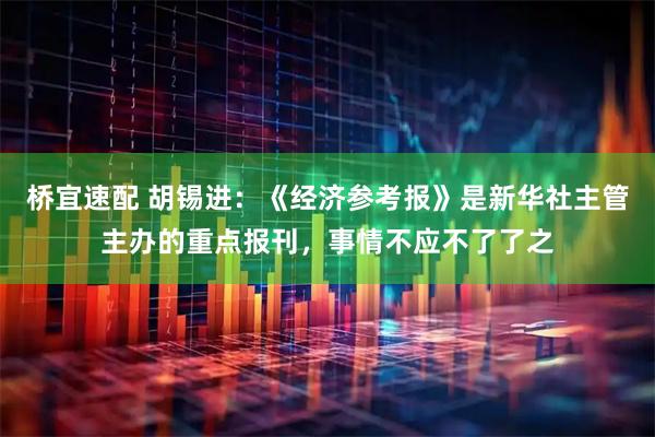 桥宜速配 胡锡进：《经济参考报》是新华社主管主办的重点报刊，事情不应不了了之