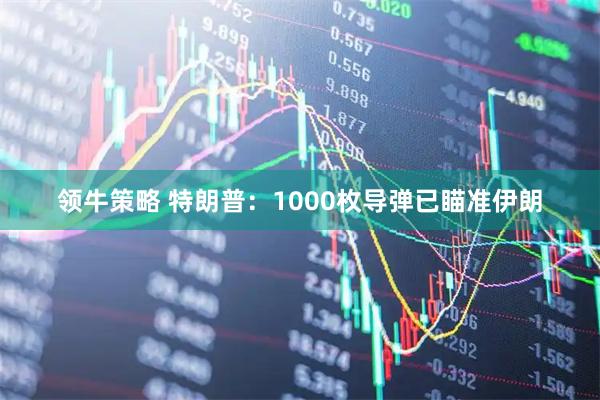 领牛策略 特朗普：1000枚导弹已瞄准伊朗